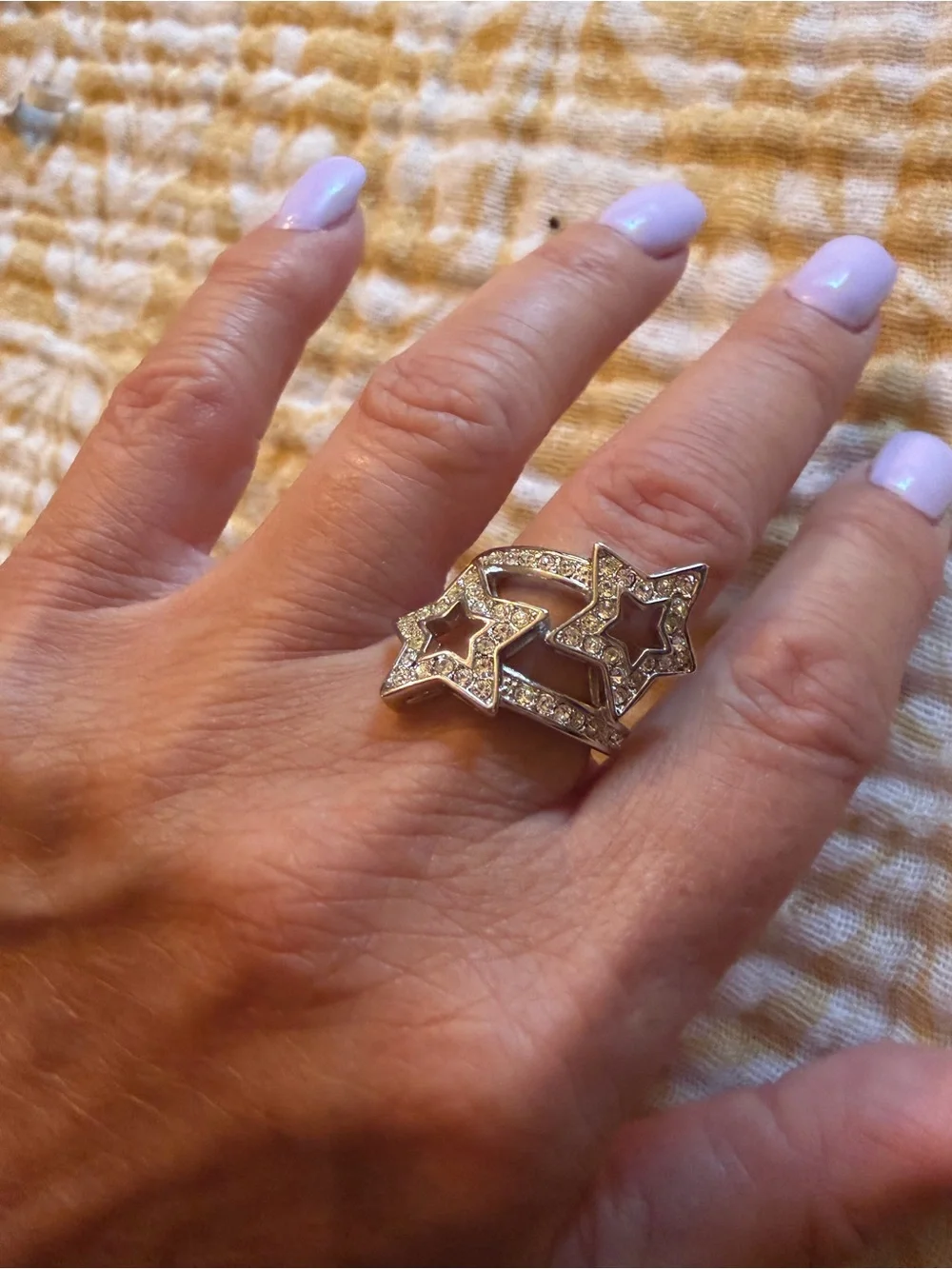 NWT Park Lane Size 6 Double Star Ring